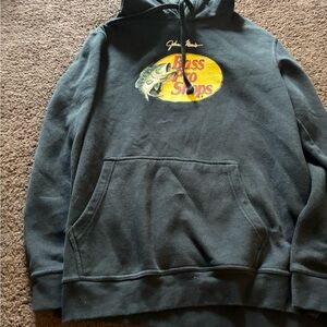 Bass Pro Shops Black and Yellow Hoodie